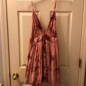 Pink tie dyed Dress from Blush Noir Brand